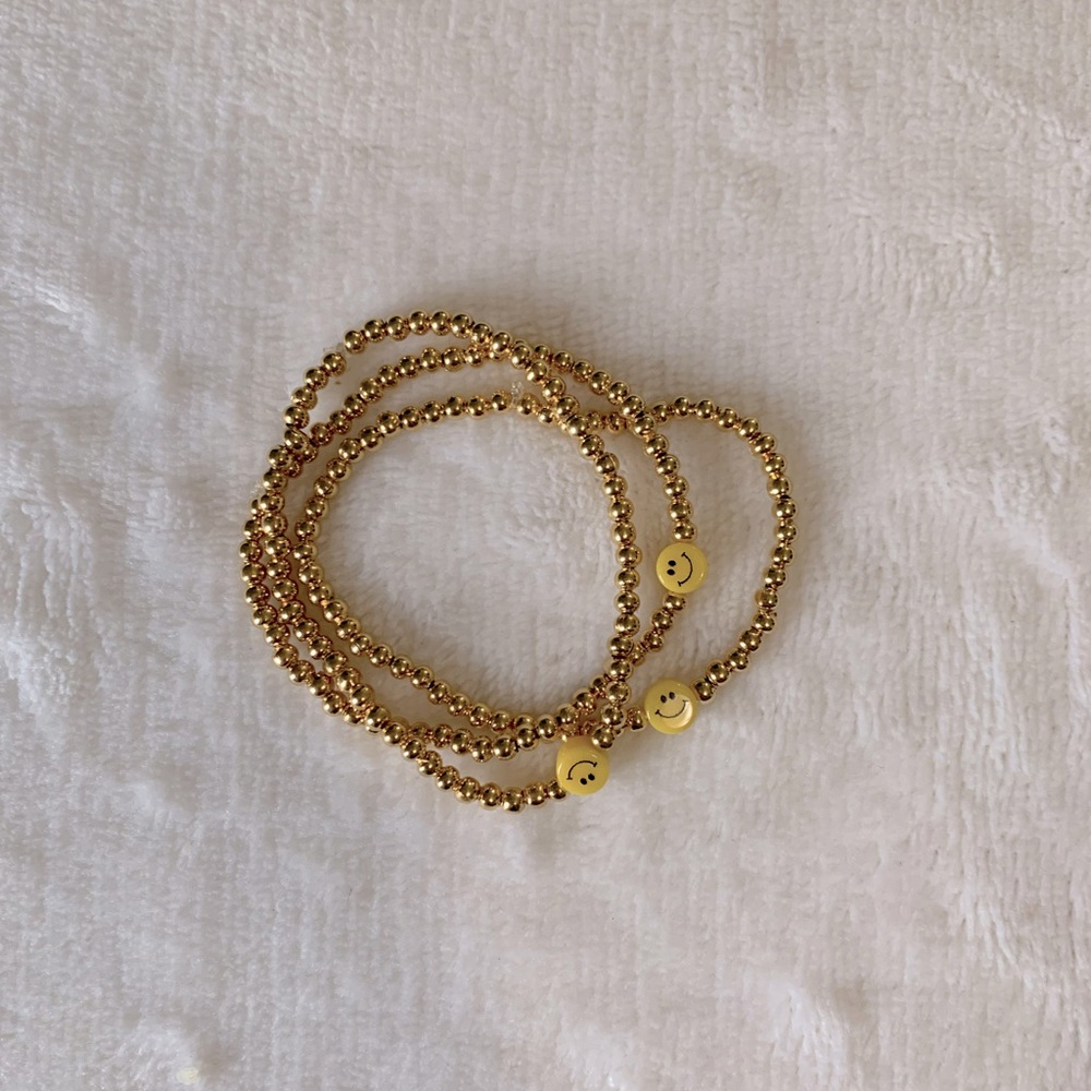 Smiley Face Bracelets (Set of 3)